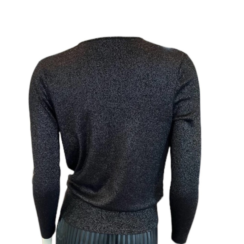 Ann Taylor black shimmery sweater size: SP - Picture 6 of 6